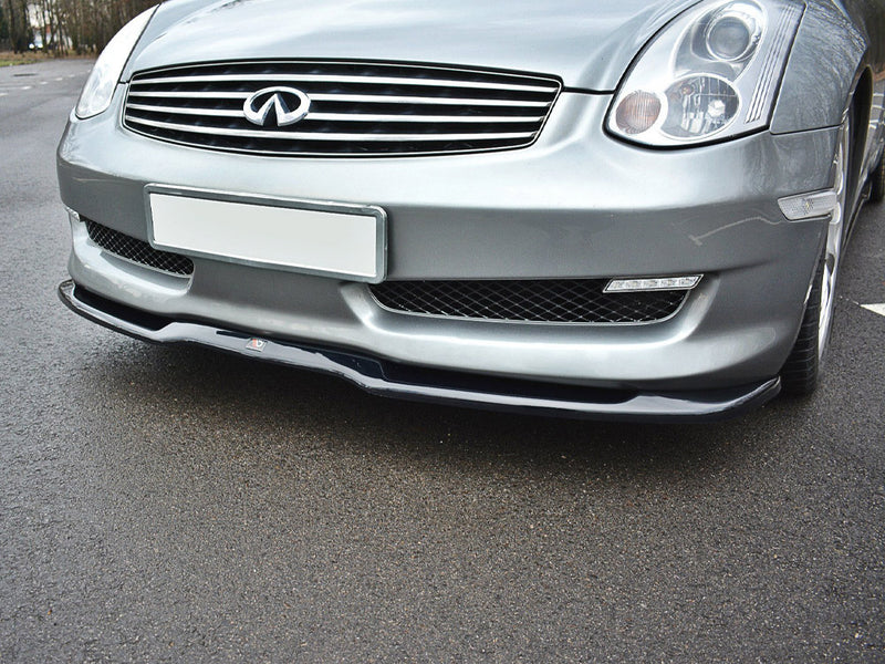 Maxton Design Front Splitter V.1 Infiniti G35 Coupe (2003-2007) - Carbon Look