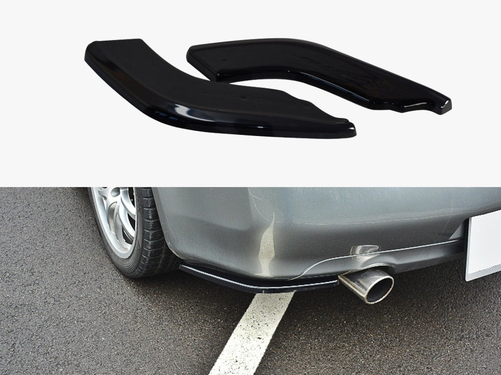 Maxton Design Rear Side Splitters Infiniti G35 Coupe (2003-2007) - Textured