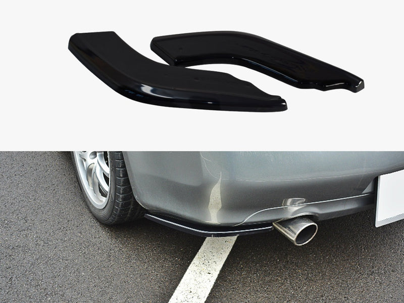 Maxton Design Rear Side Splitters Infiniti G35 Coupe (2003-2007) - Textured