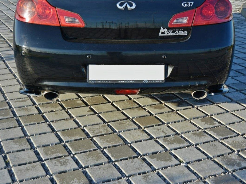 Maxton Design Rear Side Splitters Infiniti G37 Sedan - Carbon Look
