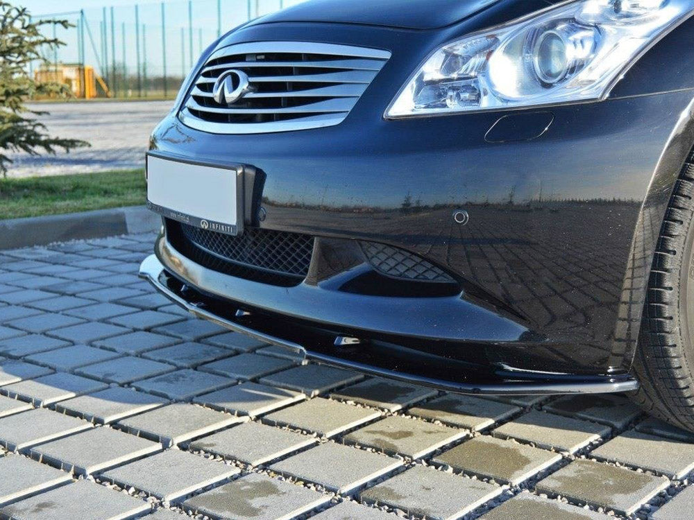 Maxton Design Front Splitter V.1 Infiniti G37 Sedan - Carbon Look