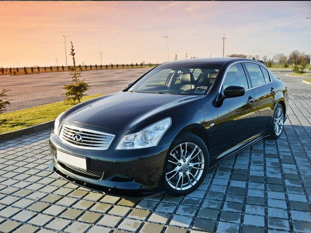 Maxton Design Side Skirts Diffusers Infiniti G37 Sedan - Textured