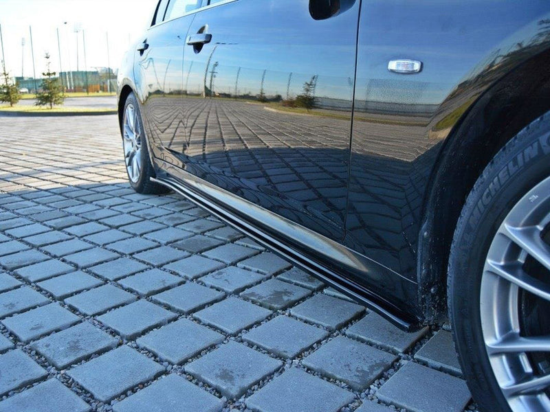 Maxton Design Side Skirts Diffusers Infiniti G37 Sedan - Textured