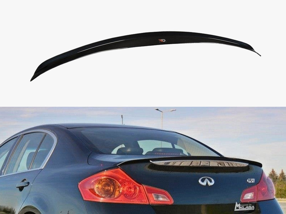 Maxton Design Spoiler CAP Infiniti G37 Sedan - Textured