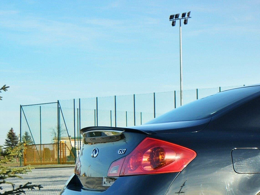 Maxton Design Spoiler CAP Infiniti G37 Sedan - Textured