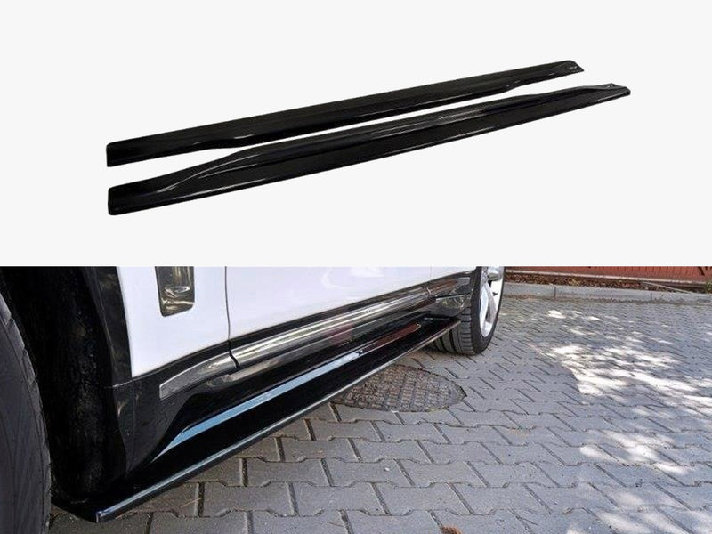 Maxton Design Side Skirts Diffusers Infiniti QX70 - Carbon Look