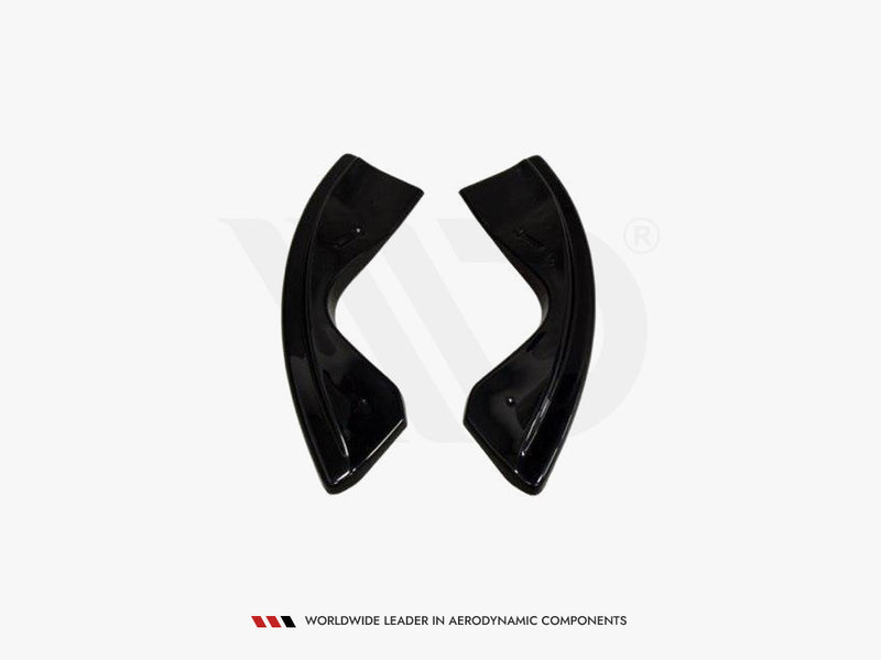 Maxton Design Rear Side Splitters Infiniti QX70 - Textured