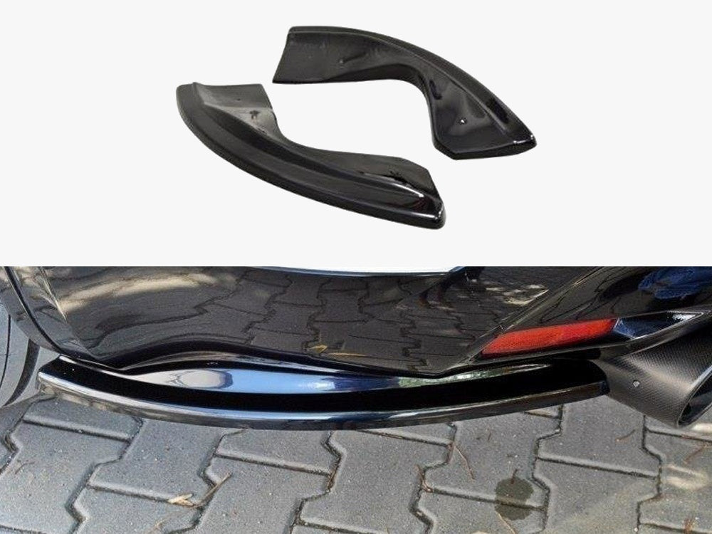 Maxton Design Rear Side Splitters Infiniti QX70 - Carbon Look