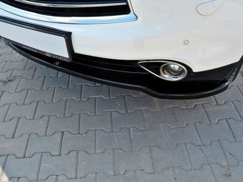 Maxton Design Front Splitter V.1 Infiniti QX70 - Carbon Look