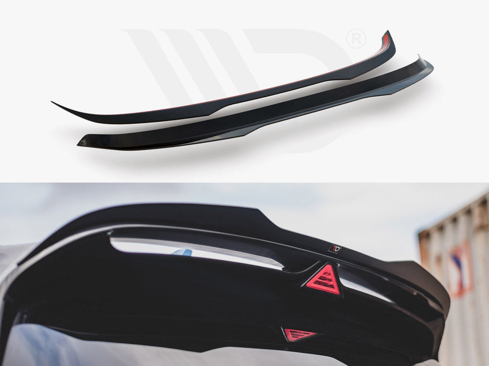 SPOILER EXTENSION HYUNDAI I30 MK3 N (carbon look) MAXTON DESIGN