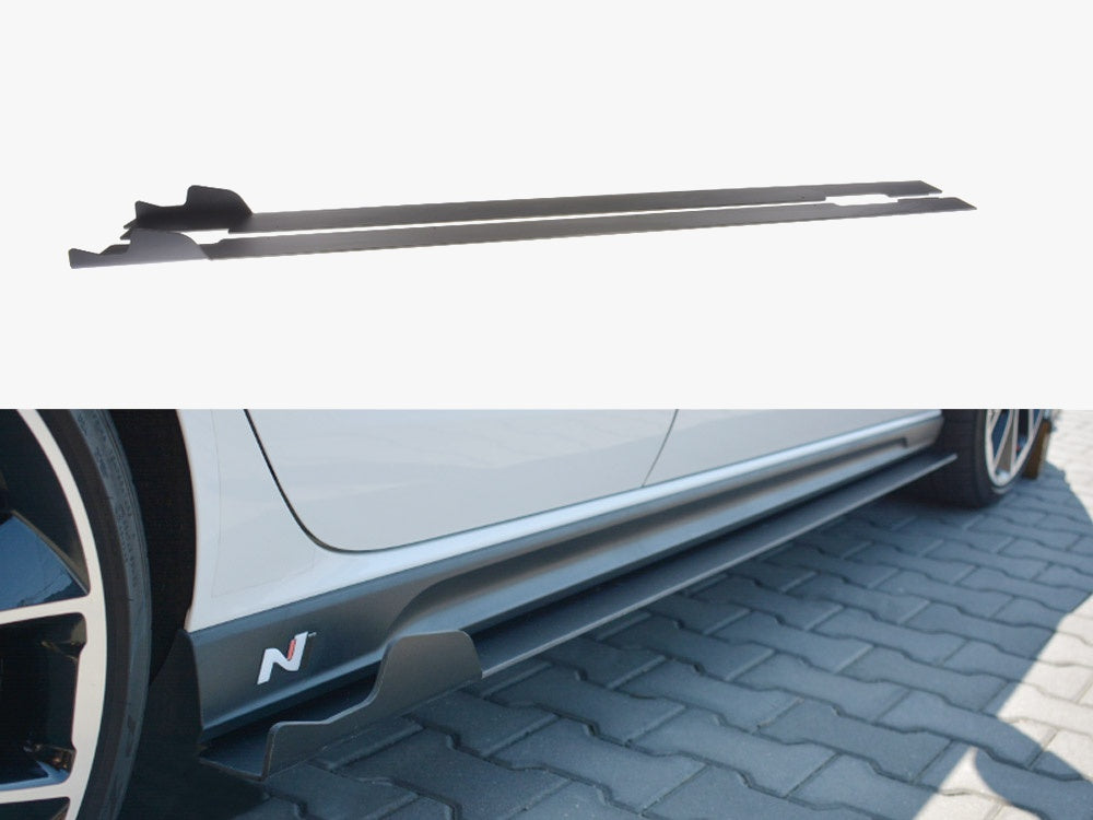 Maxton Design Racing Side Skirts Diffusers Hyundai I30 MK3 N (2017-2020)