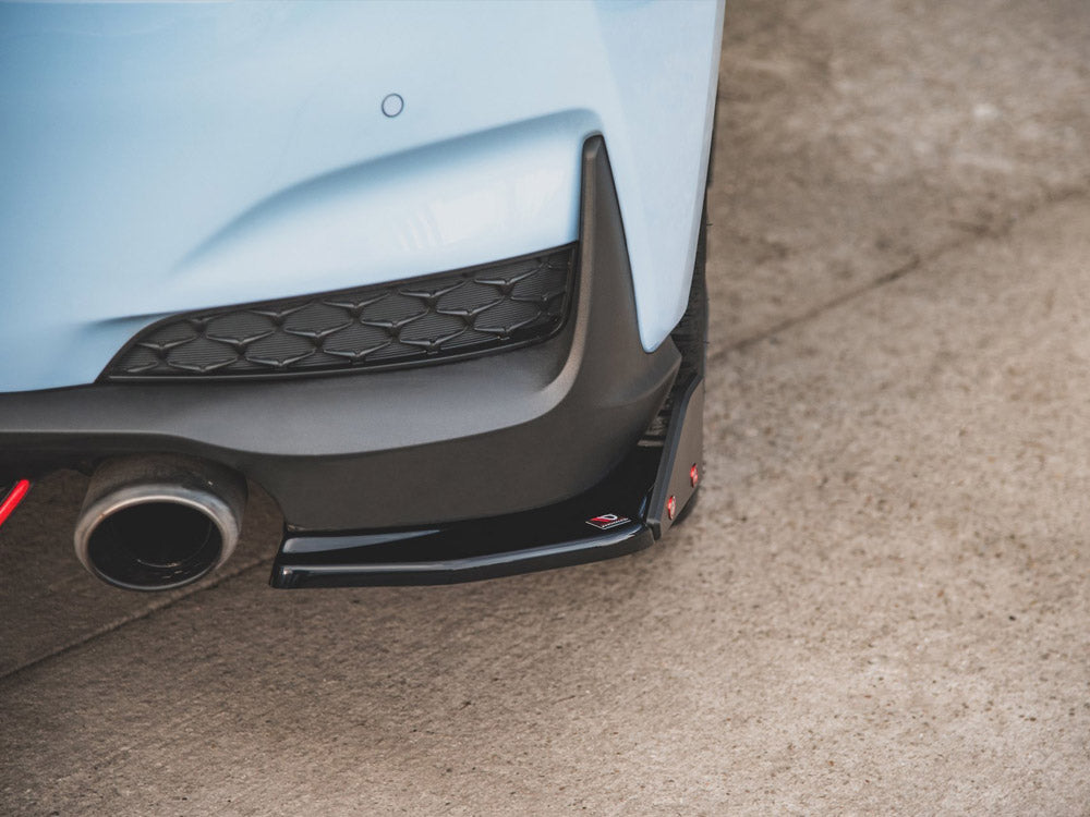 Maxton Design Rear Side Splitters V.6 + Flaps Hyundai I30 N Mk3 Hatchback