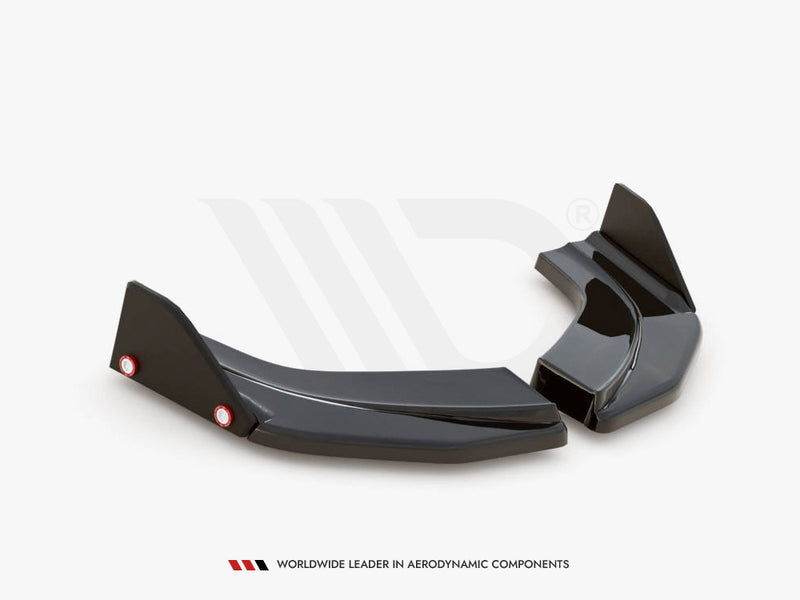 Maxton Design Rear Side Splitters V.6 + Flaps Hyundai I30 N Mk3 Hatchback