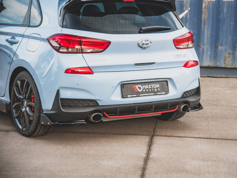 Maxton Design Rear Side Splitters V.6 + Flaps Hyundai I30 N Mk3 Hatchback