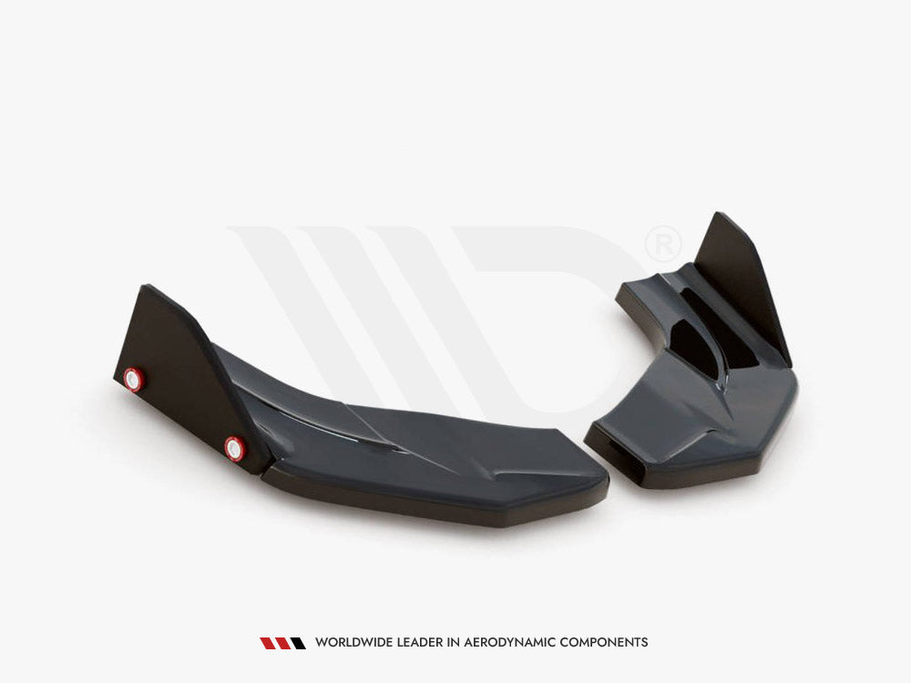 Maxton Design Rear Side Splitters V.7 + Flaps Hyundai I30 N Mk3 Hatchback