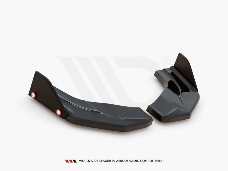 Maxton Design Rear Side Splitters V.7 + Flaps Hyundai I30 N Mk3 Hatchback