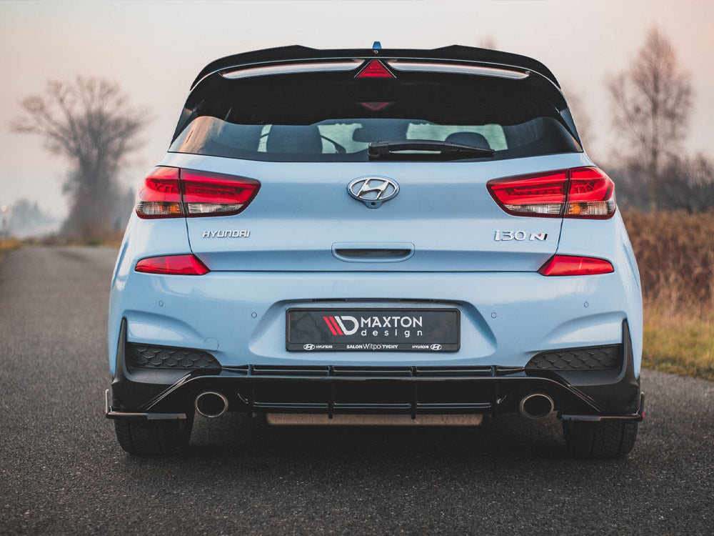 Maxton Design Rear Side Splitters V.7 + Flaps Hyundai I30 N Mk3 Hatchback