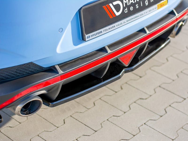 Maxton Design Central Rear Splitter Hyundai I30 Mk3 N Fastback