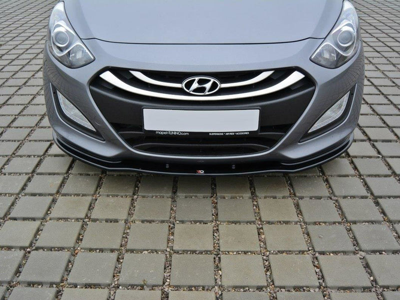 Maxton Design Front Splitter Hyundai I30 Mk2 - Carbon Look