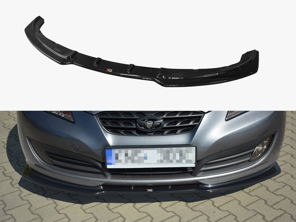 Maxton Design Front Splitter Hyundai Genesis MK1 Coupe (2009-2012) - Textured