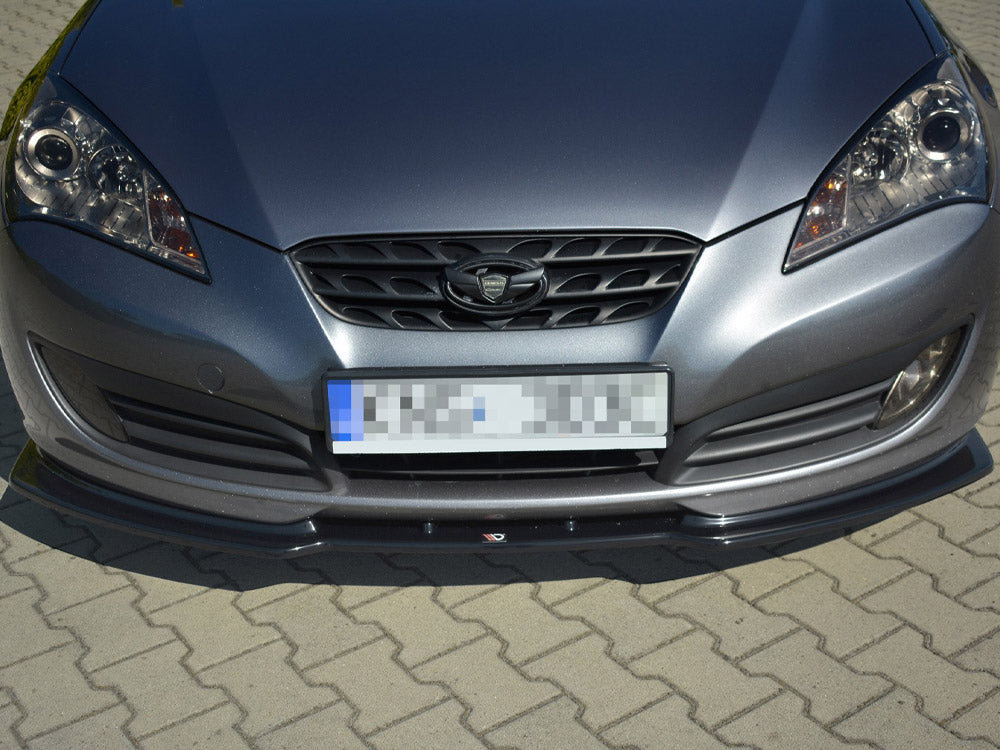 Maxton Design Front Splitter Hyundai Genesis MK1 Coupe (2009-2012) - Textured