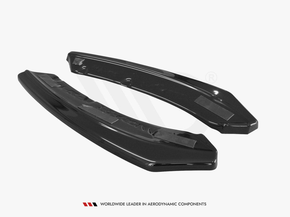 Maxton Design Rear Side Splitters Hyundai Genesis MK1 Coupe (2009-2012) - Carbon Look