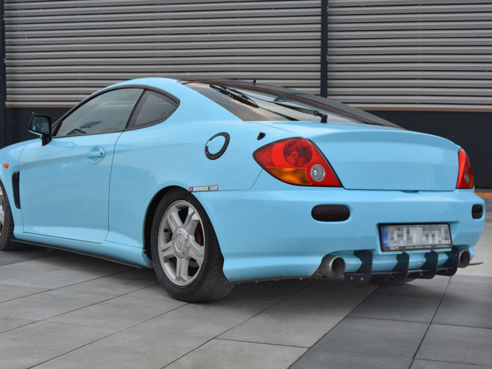 Maxton Design Rear Diffuser Hyundai Tiburon (Coupe) MK2 Facelift (2005-2008)