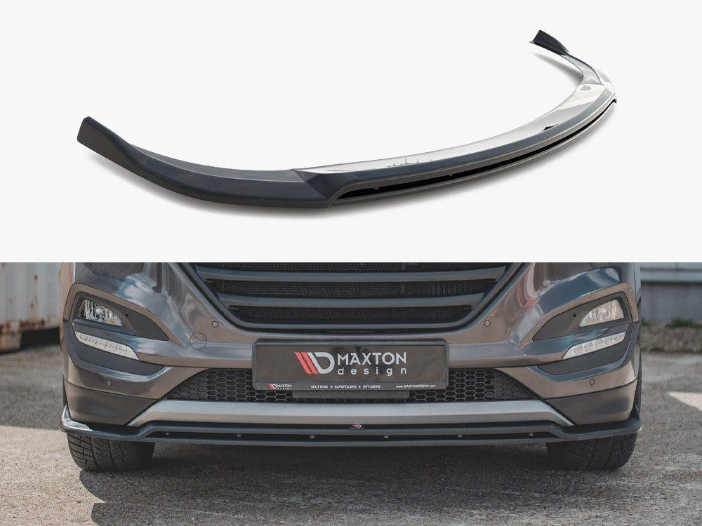 Maxton Design Front Splitter Hyundai Tucson Mk3 Pre-Facelift - Carbon Look