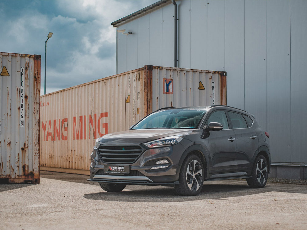 Maxton Design Front Splitter Hyundai Tucson Mk3 Pre-Facelift - Carbon Look