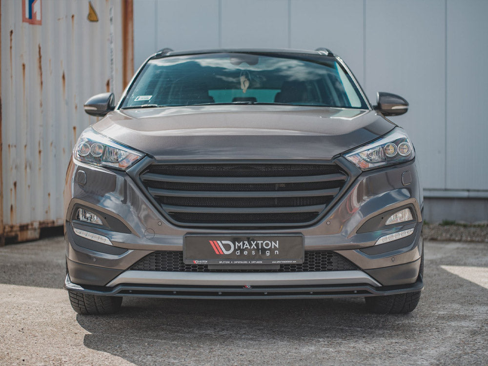 Maxton Design Front Splitter Hyundai Tucson Mk3 Pre-Facelift - Carbon Look