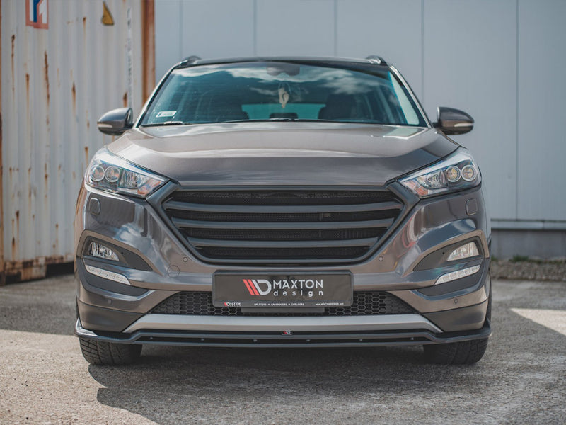 Maxton Design Front Splitter Hyundai Tucson Mk3 Pre-Facelift - Carbon Look