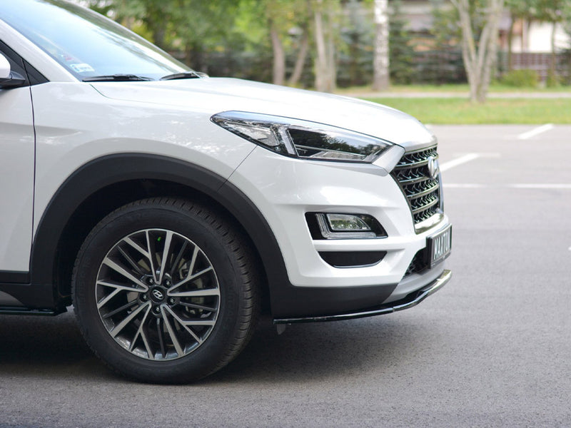 Maxton Design Front Splitter V.2 Hyundai Tucson MK3 Facelift (2018-UP) - Carbon Look