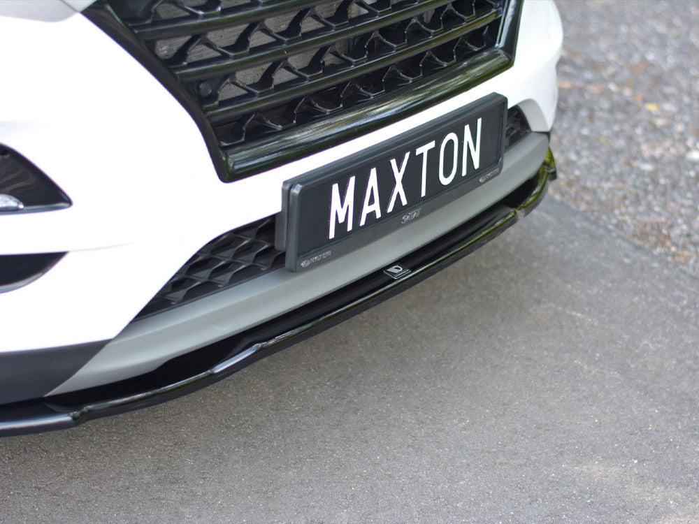 Maxton Design Front Splitter V.2 Hyundai Tucson MK3 Facelift (2018-UP) - Carbon Look