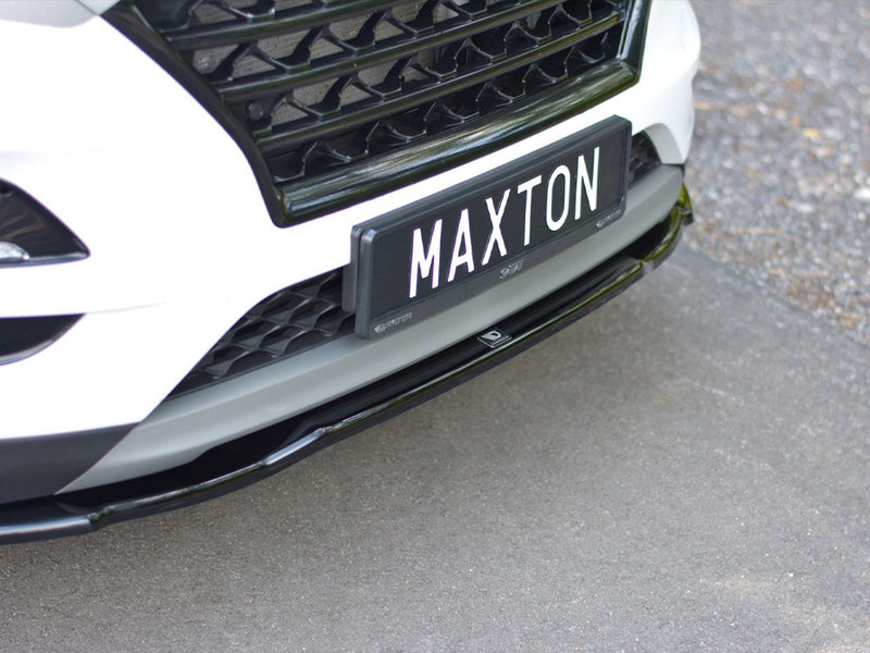 Maxton Design Front Splitter V.2 Hyundai Tucson MK3 Facelift (2018-UP) - Carbon Look