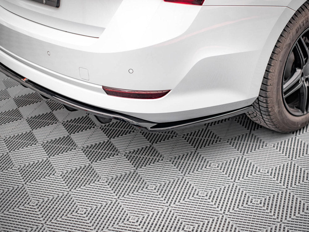 Maxton Design Rear Splitter (Vertical Bars) Skoda Octavia Mk4