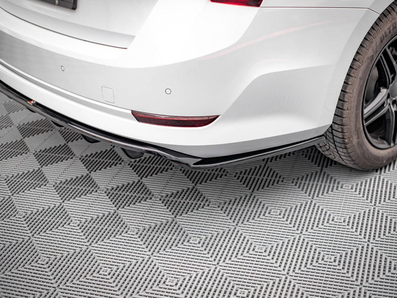 Maxton Design Rear Splitter (Vertical Bars) Skoda Octavia Mk4