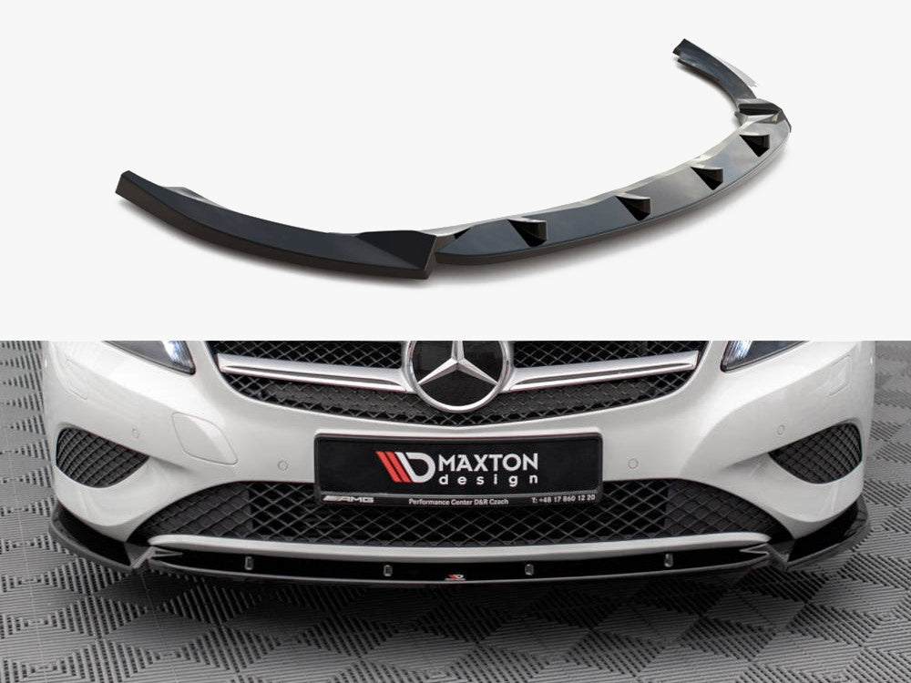 Maxton Design Front Splitter V.1 Mercedes A W176 (2012-2015)
