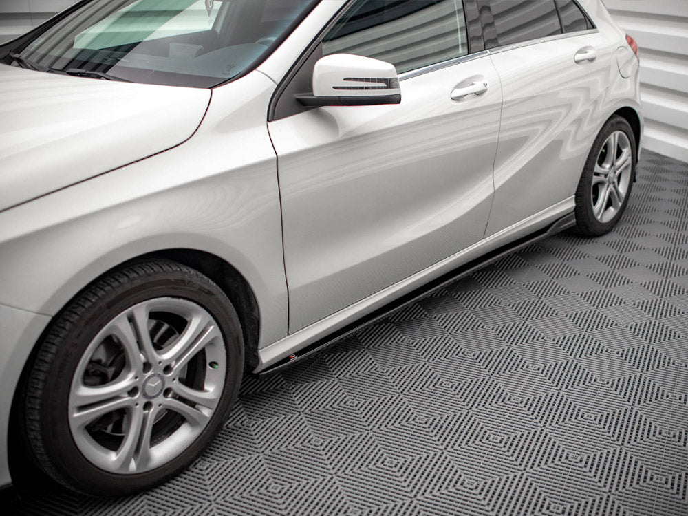Maxton Design Side Skirts Diffusers V.1 Mercedes A W176 (2012-2015)