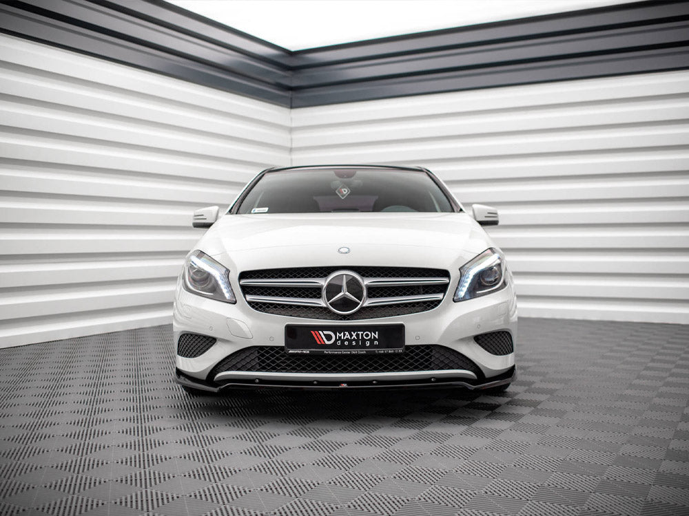 Maxton Design Front Splitter V.2 Mercedes A W176 (2012-2015)