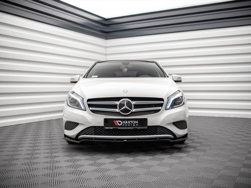 Maxton Design Front Splitter V.2 Mercedes A W176 (2012-2015)
