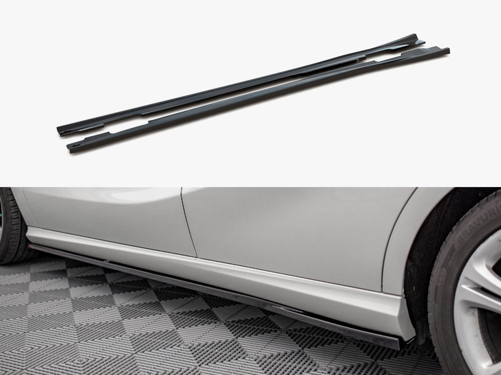 Maxton Design Side Skirts Diffusers V.2 Mercedes A W176 (2012-2015)