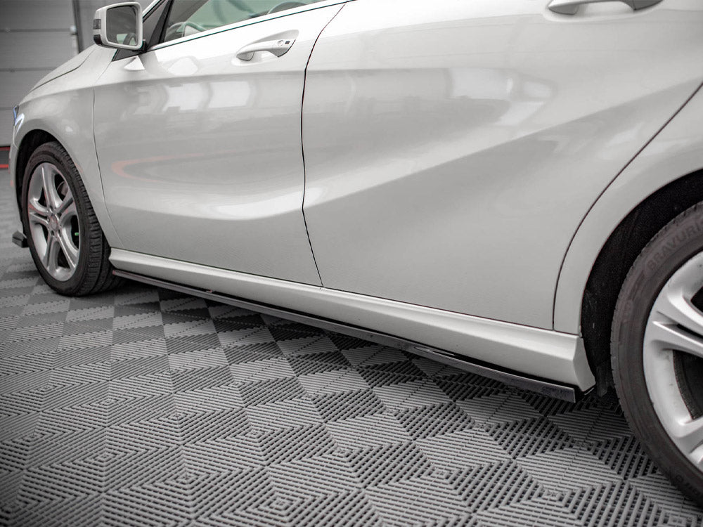 Maxton Design Side Skirts Diffusers V.2 Mercedes A W176 (2012-2015)