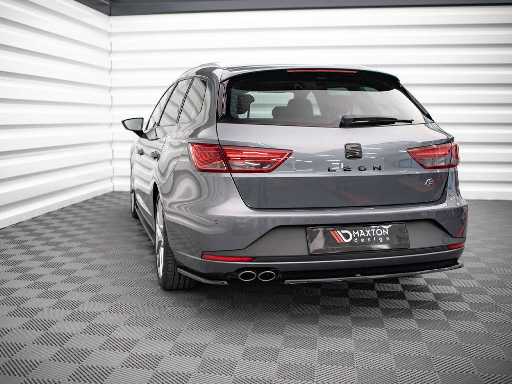 Maxton Design Rear Side Splitters V.1 Seat Leon FR Sportstourer Mk3
