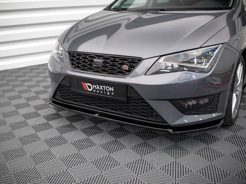 Maxton Design Front Splitter V.2 Seat Leon FR / Cupra MK3 (2012-2016)