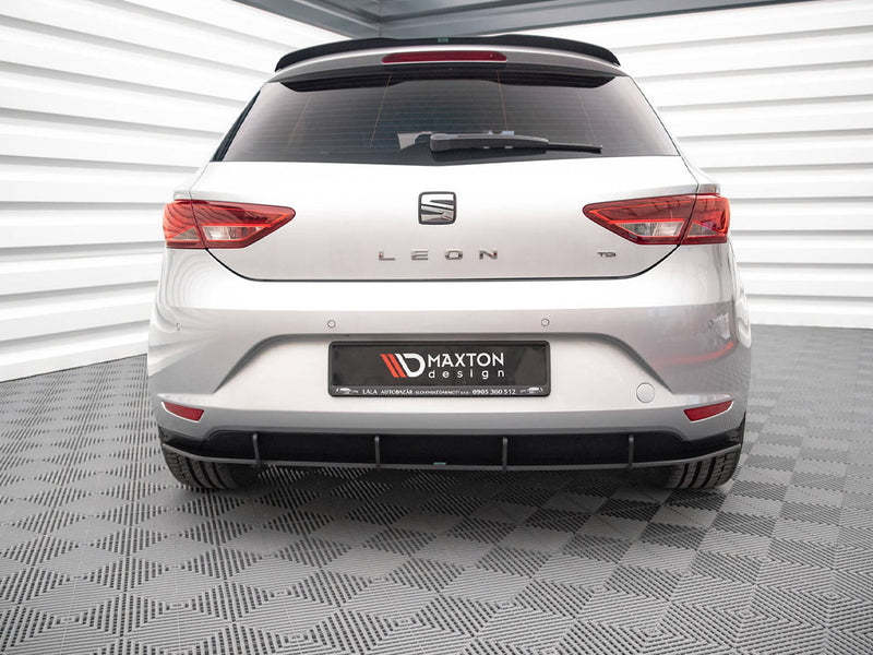 Maxton Design Street PRO Rear Diffuser Seat Leon Hatchback Mk3 (2012-2016)