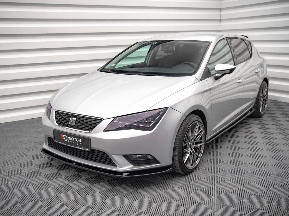 Maxton Design Front Splitter V.1 Seat Leon MK3 (2012-2016)