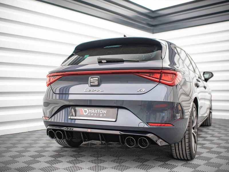 Maxton Design Rear Valance + Exhaust Ends Imitation Seat Leon FR Hatchback Mk4