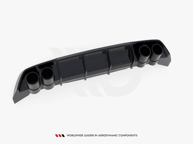 Maxton Design Rear Valance + Exhaust Ends Imitation Seat Leon FR Hatchback Mk4