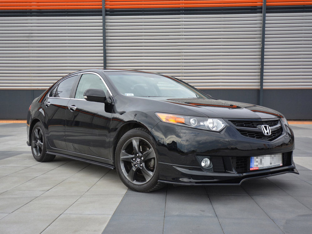 Maxton Design Side Skirts Splitters Honda Accord MK8 (Cu-series) Pre-facelift Sedan (2008-2011) - Carbon Look