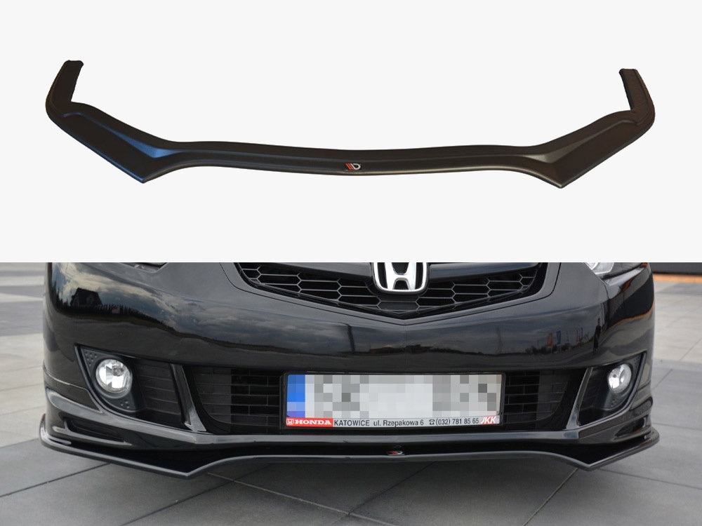 Maxton Design Front Splitter Honda Accord MK8 Type-s (Cu-series) Pre-facelift Sedan (2009-2011) - Carbon Look